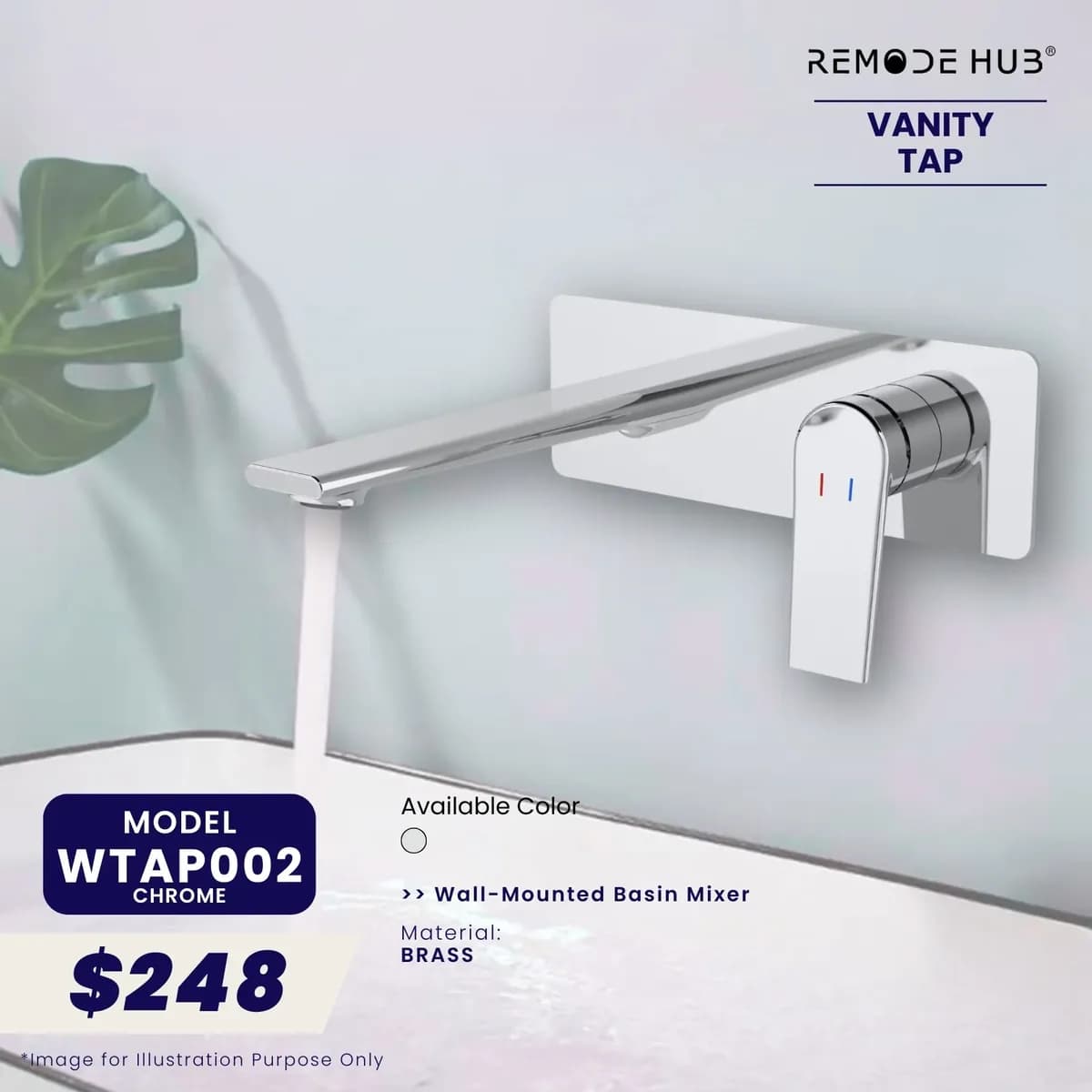 Remode Hub Vanity Tap