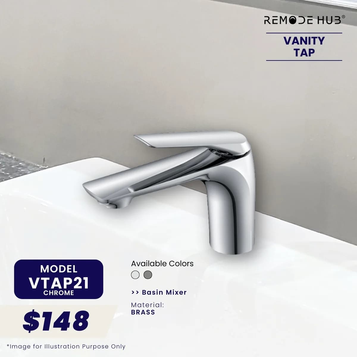 Remode Hub Vanity Tap