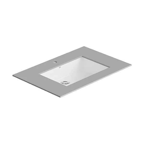 American Standard Flexio Thin Touch Square 600mm Under Counter Wash Basin