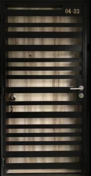 Mild Steel Gates Mild Steel Gate G-001 - Horizontal Slats (Classic) (3 x 7 ft | 0.91 x 2.13 m) - Single Leaf