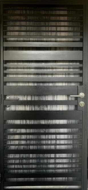 Mild Steel Gates Mild Steel Gate G-002 - Horizontal Slats (Dense) (3 x 7 ft | 0.91 x 2.13 m) - Single Leaf