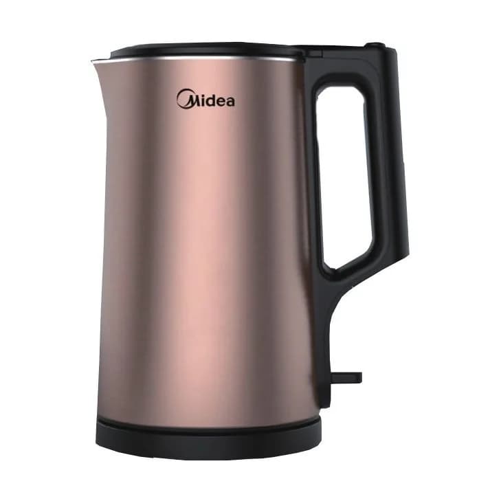 Midea 1.7L Double Wall Kettle with LED - Copper MKE170M2AMNH