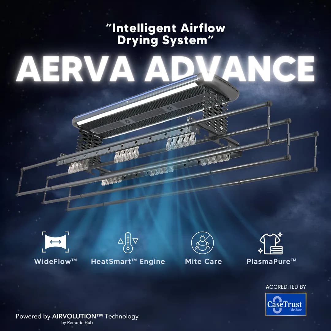 Remode Hub AERVA ADVANCE Intelligent Airflow Drying System (1.3m) A130