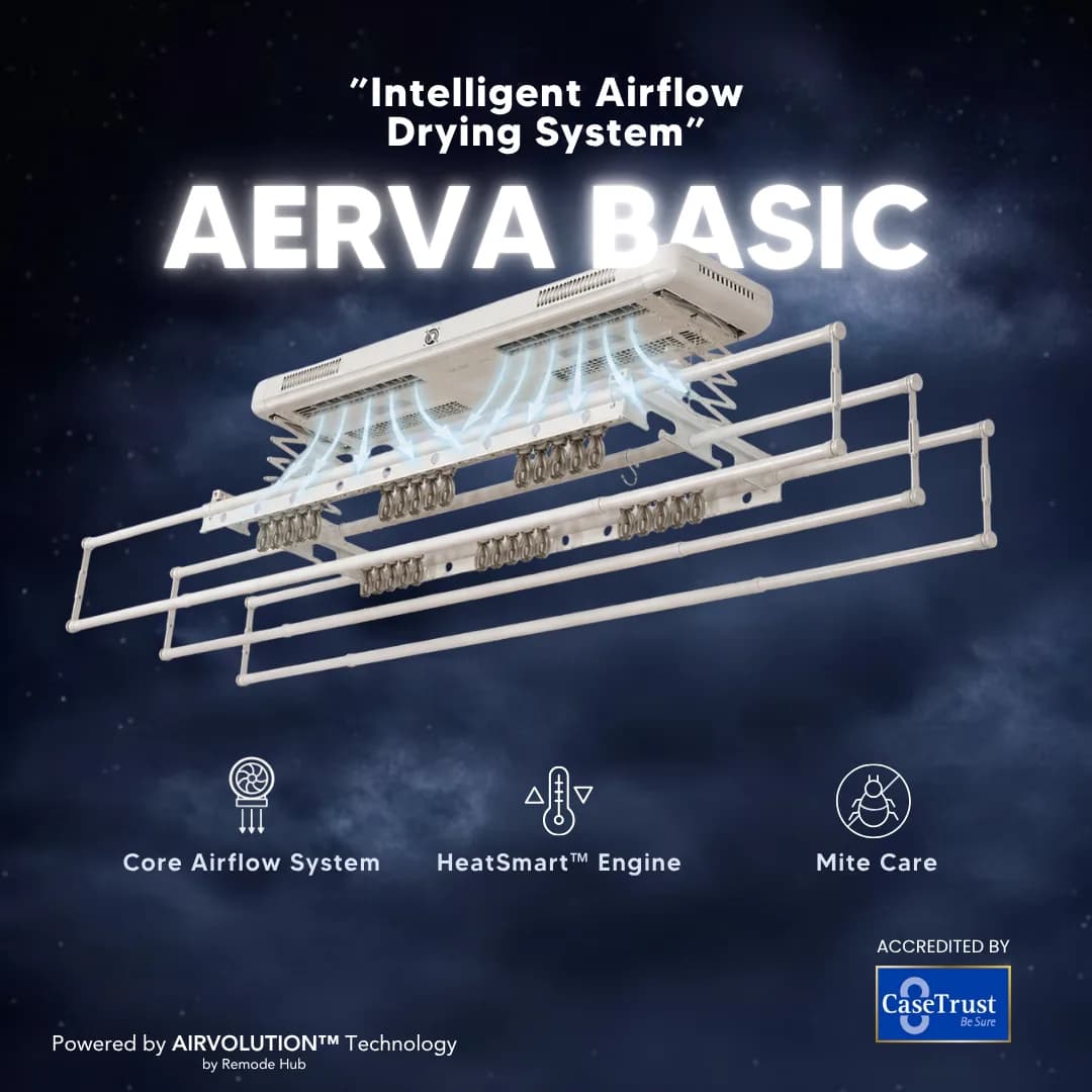 Remode Hub AERVA BASIC Intelligent Airflow Drying System (1.3m) B130