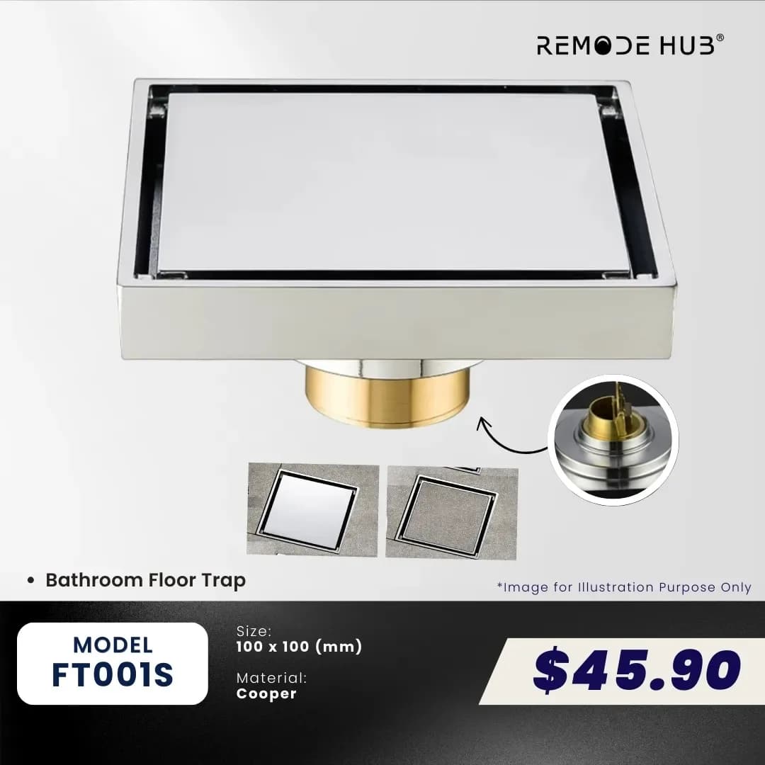 Remode Hub Copper Floor Trap FT001S
