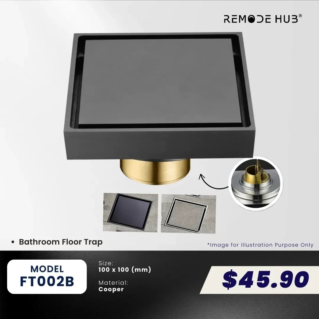 Remode Hub Copper Floor Trap FT002B