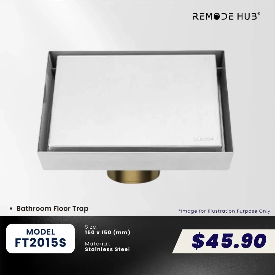 Remode Hub Copper Floor Trap FT2015S