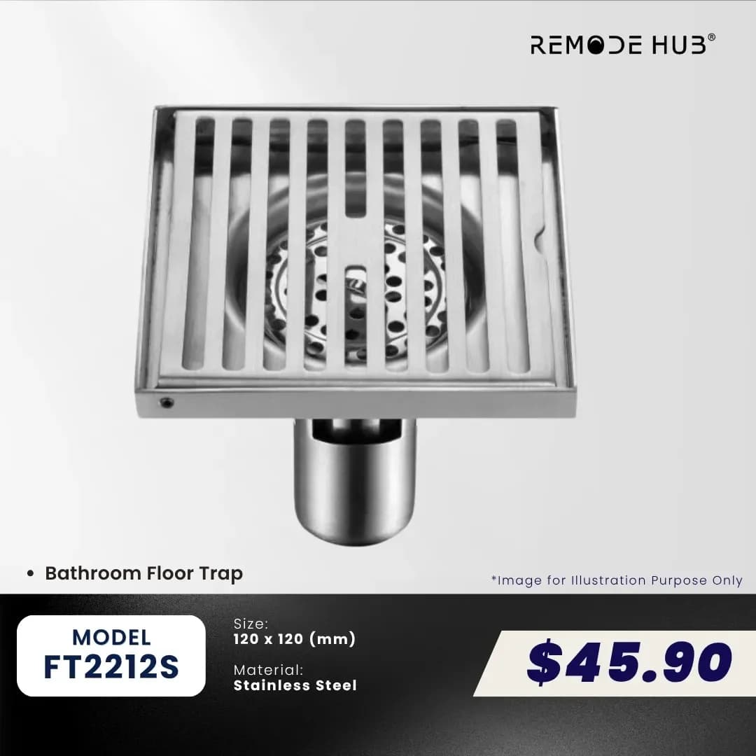 Remode Hub Copper Floor Trap FT2212S
