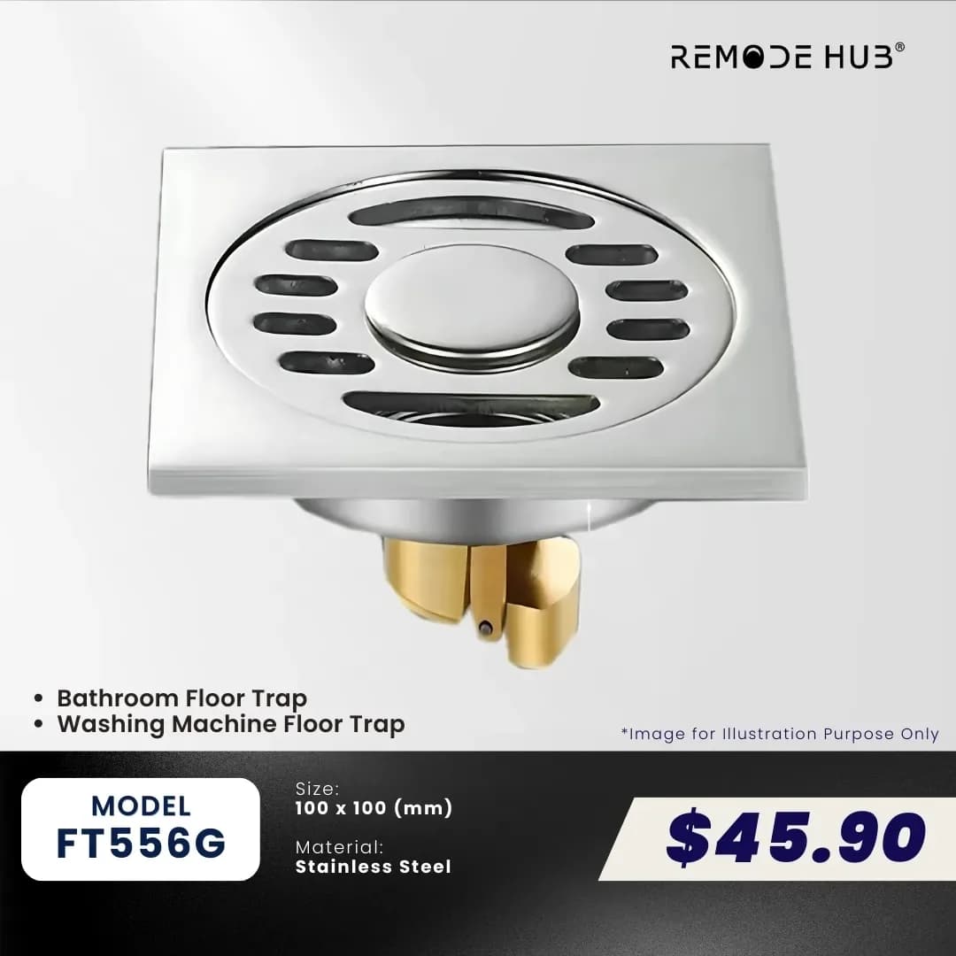 Remode Hub Copper Floor Trap FT556G