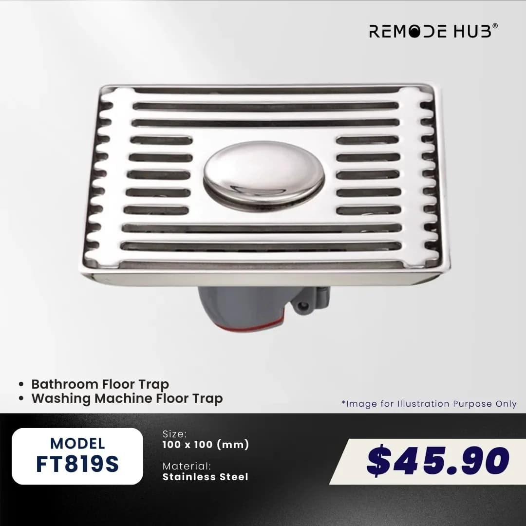 Remode Hub Copper Floor Trap FT819S