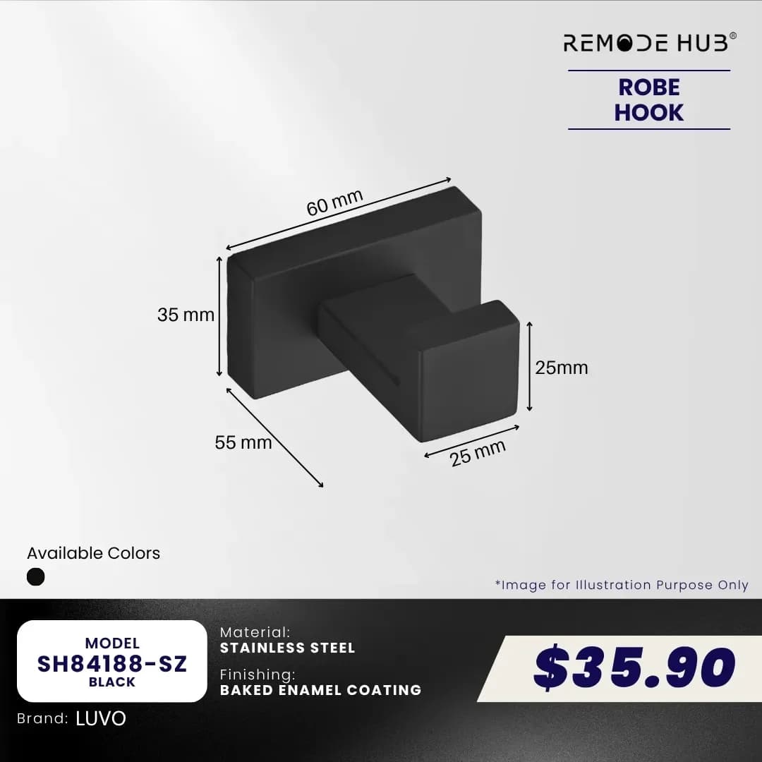 Remode Hub Single Robe Hook SH84188-SZ