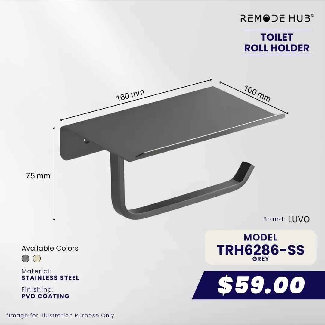 Remode Hub Toilet Roll Holder TRH6286