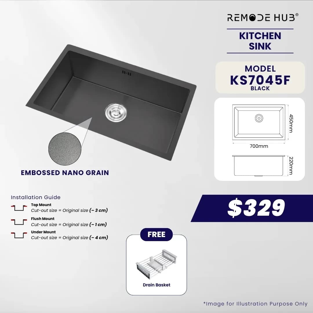 Remode Hub Kitchen Sink KS7045F