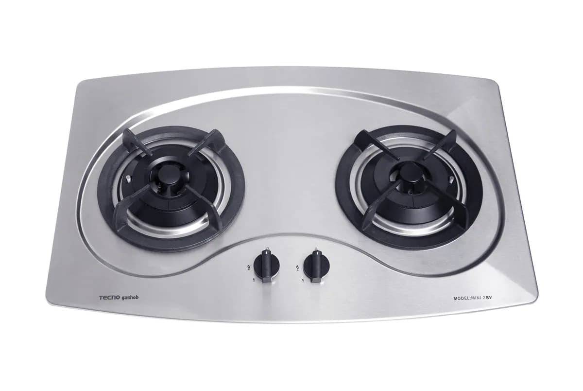 Tecno 2-Burner 75cm Mini Stainless Steel Gas Hob MINI2SV