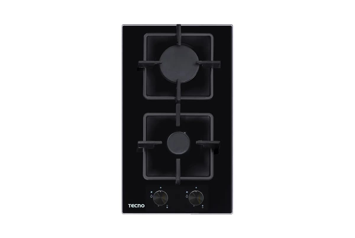 Tecno 2-Burner 30cm Domino Glass Hob TA312SRSV