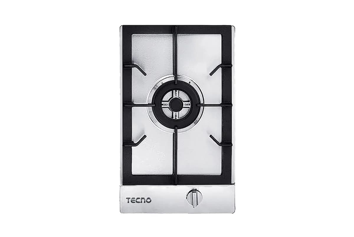 Tecno 1-Burner 30cm Domino Steel Hob TA321TRSV