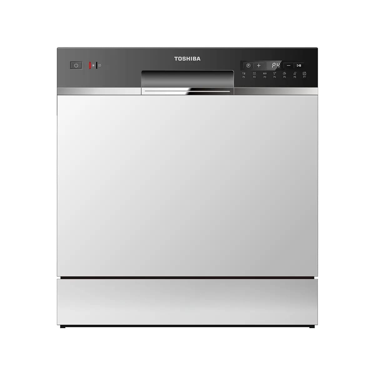 Toshiba 8 Place Setting Countertop Dishwasher DW-08T1(S)