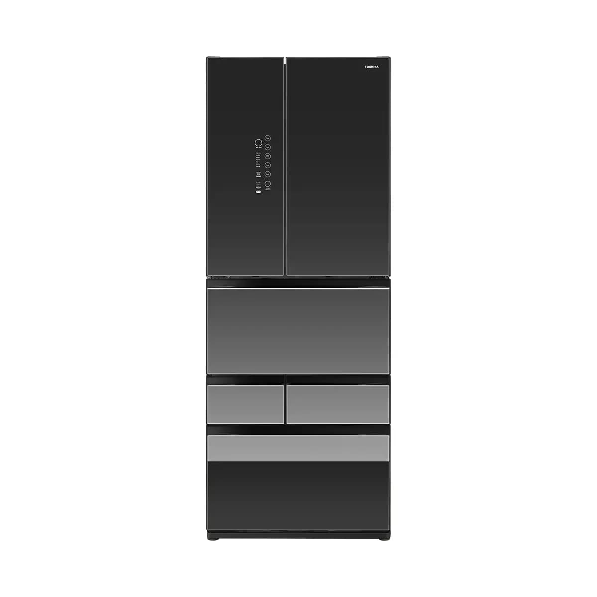 Toshiba 588L SiX-Door Refrigerator (black mirror) GR-RM631WE-PGX(B1)