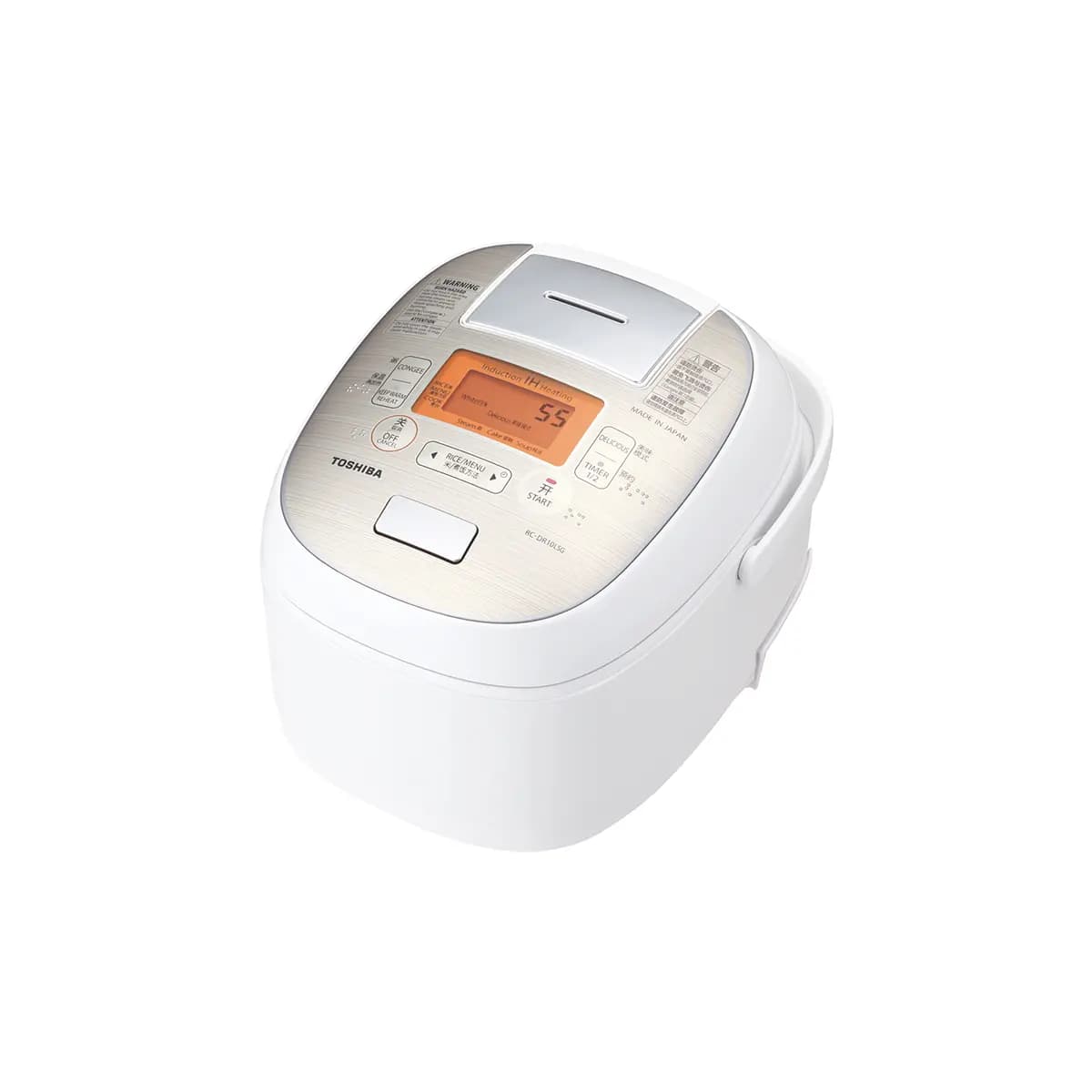 Toshiba 1.0L Made-in-Japan IH Rice Cooker RC-DR10L(W)SG
