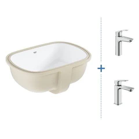 GROHE Eurosmart Undercounter 550 Basin & Basin Mixer Bundle