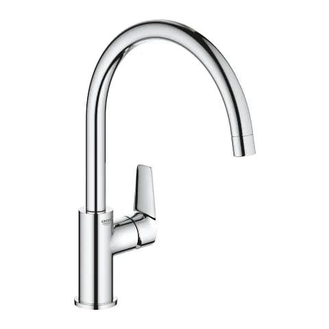 GROHE BauEdge C-Spout Kitchen Sink Mixer