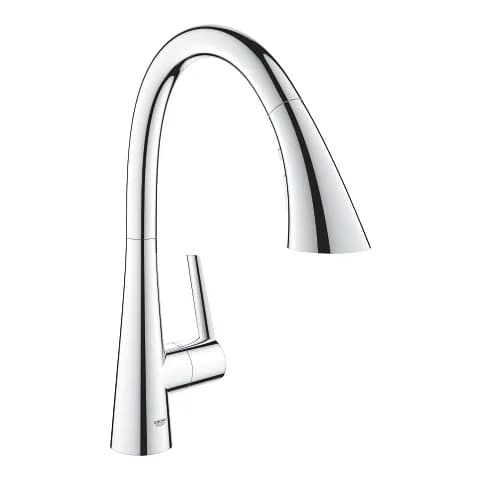 GROHE Zedra C-Spout Kitchen Mixer Triple Spray