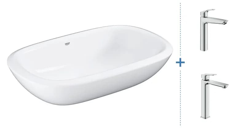 GROHE Eurostyle Vessel 500 & Basin Mixer Bundle