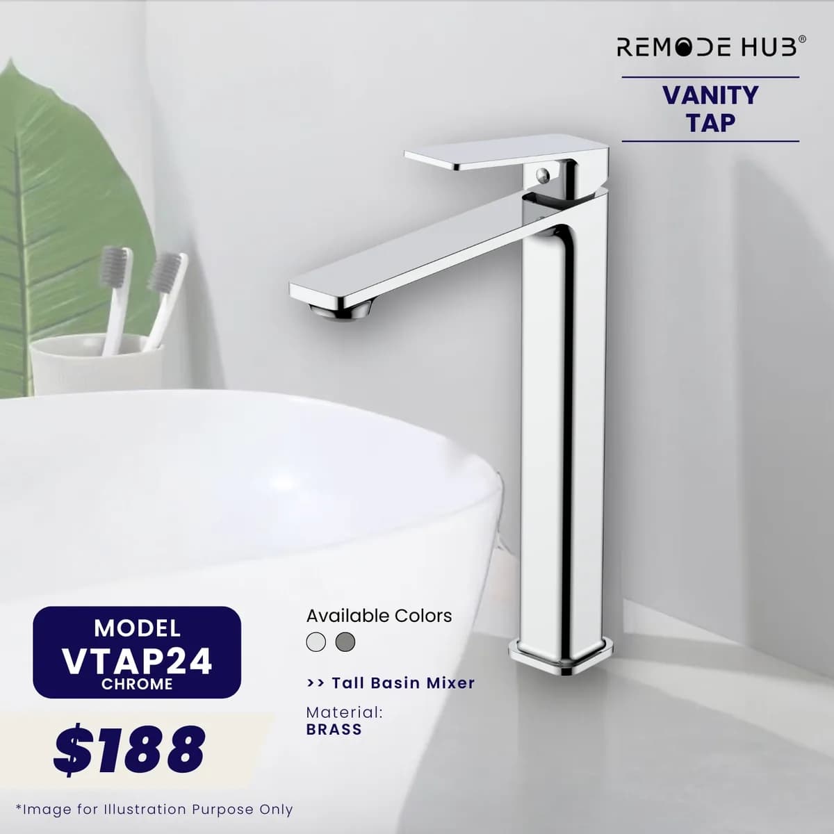 Remode Hub Vanity Tap