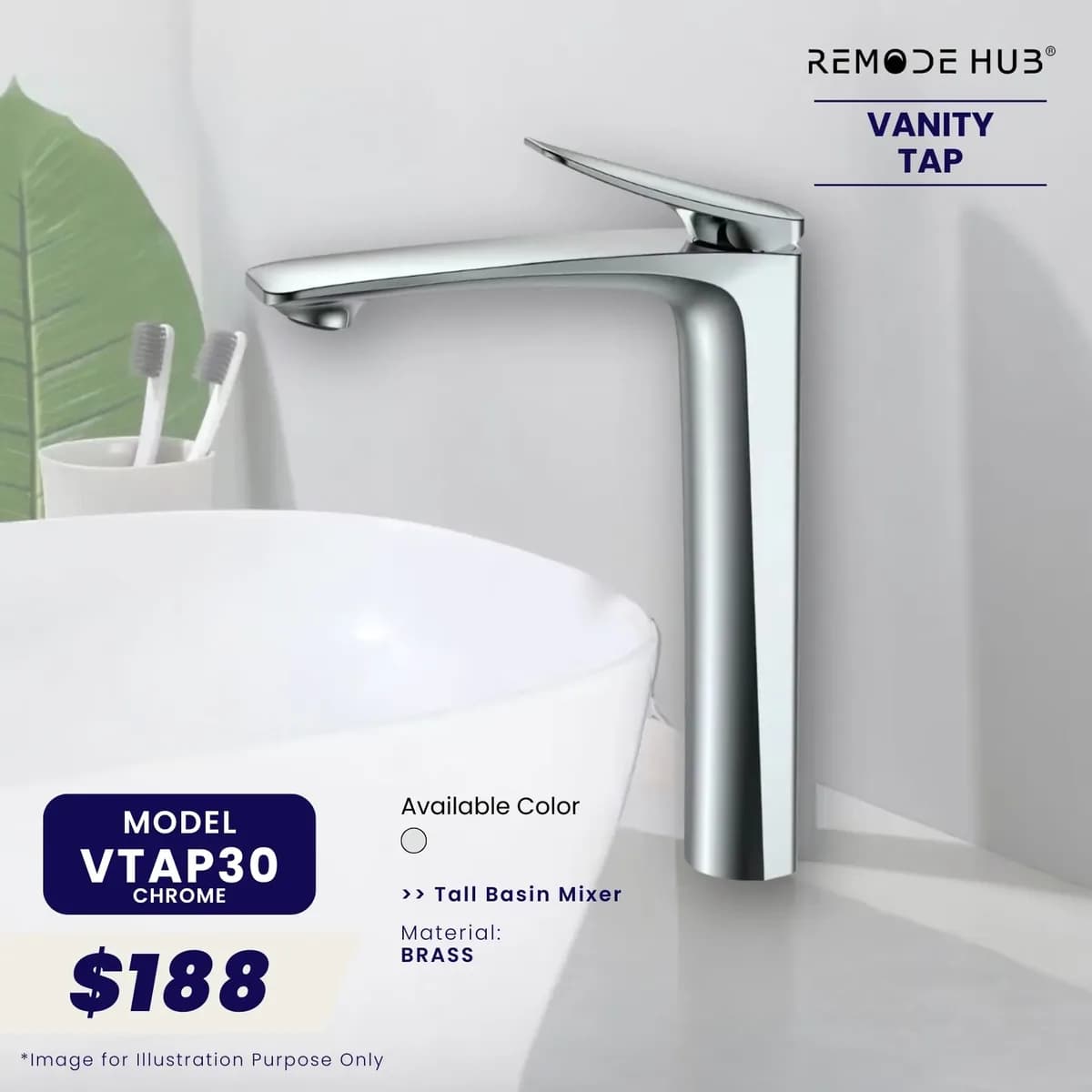 Remode Hub Vanity Tap