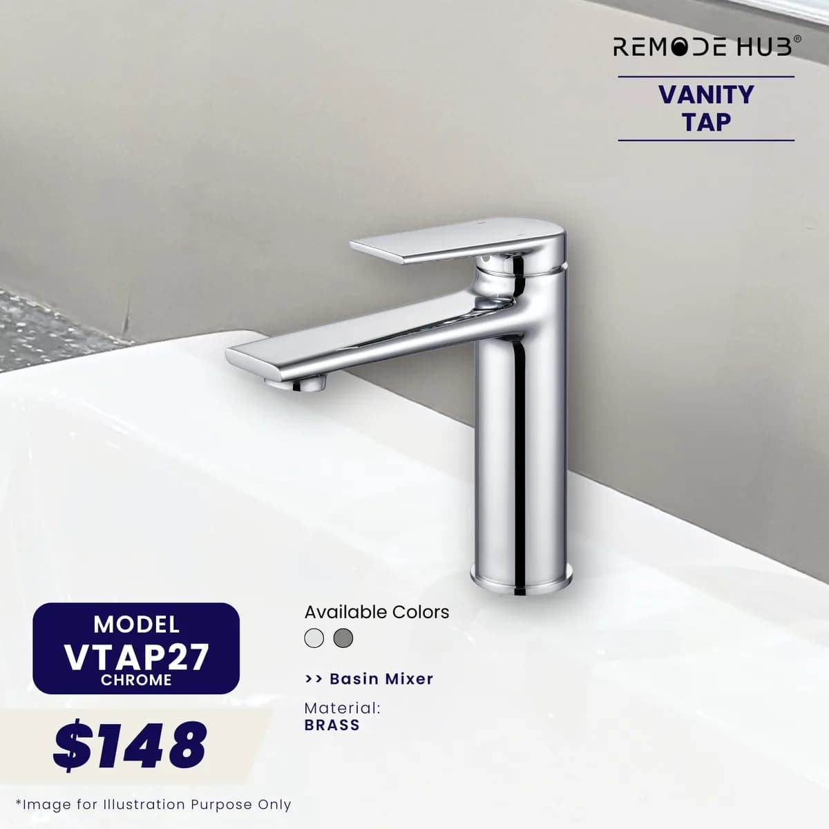 Remode Hub Vanity Tap