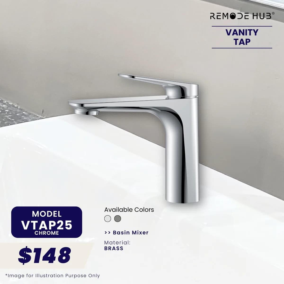 Remode Hub Vanity Tap