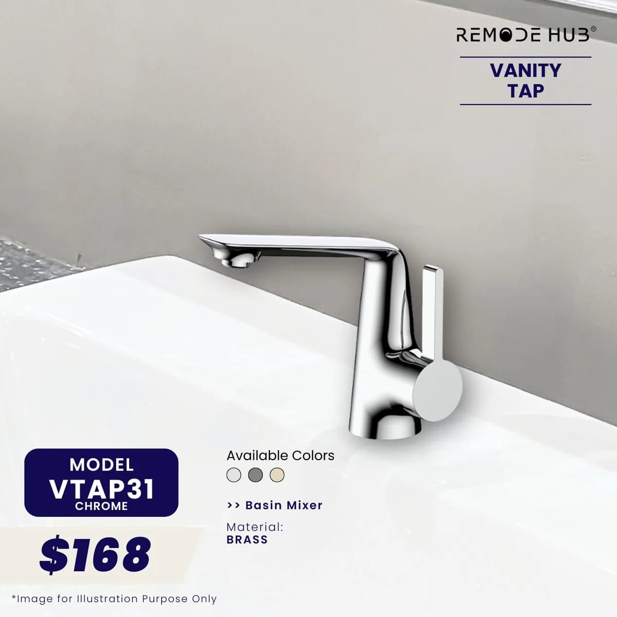 Remode Hub Vanity Tap