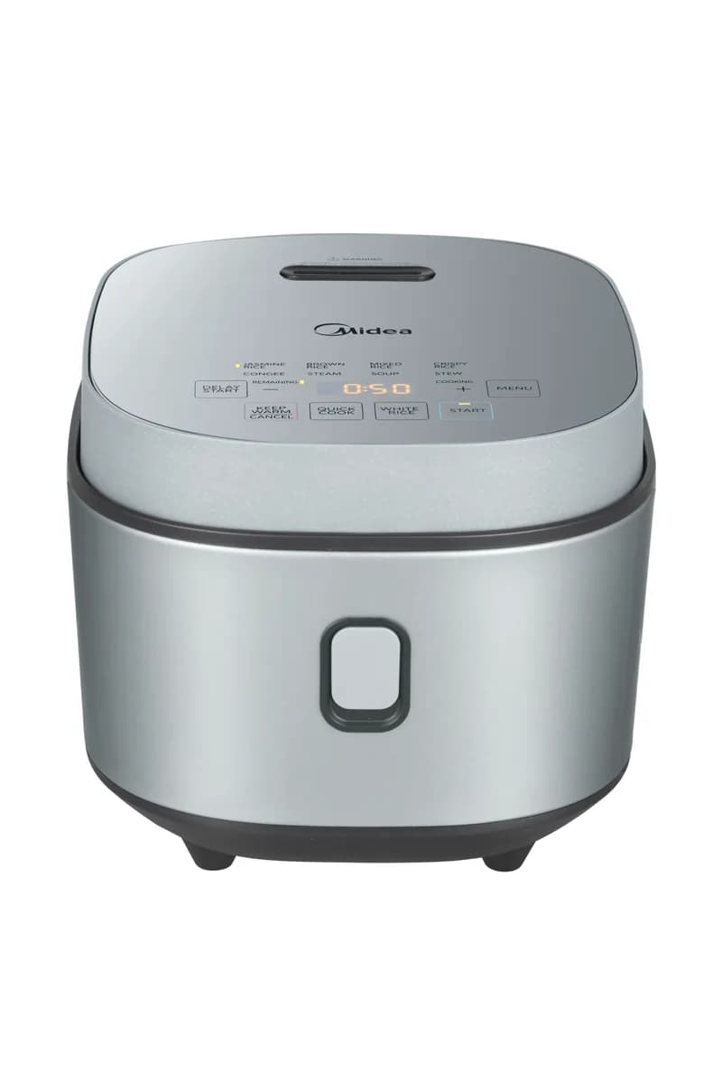 Midea 1.0L 2D Heating Rice Cooker - Silver MRD100T2BDG