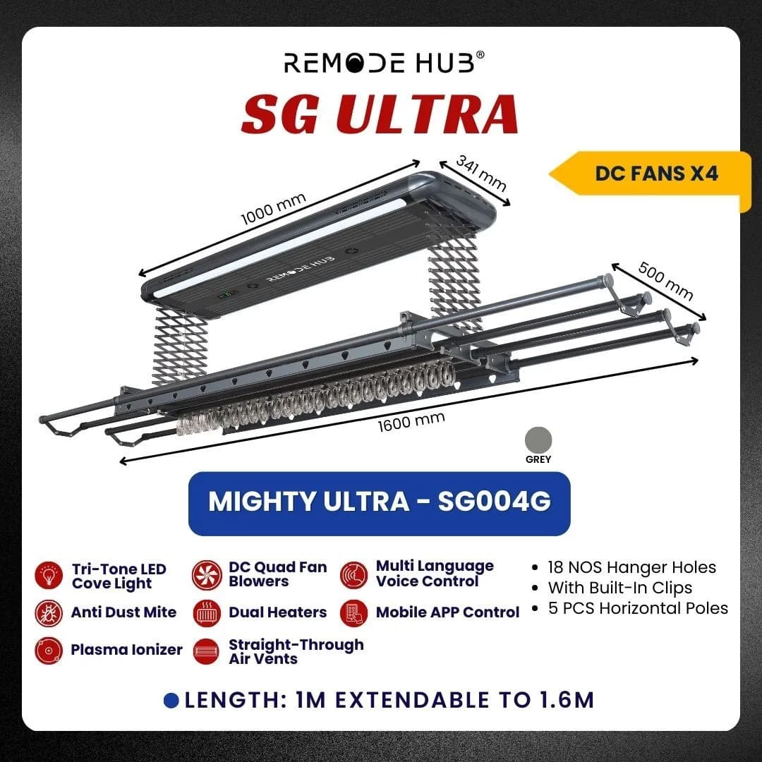 Remode Hub Mighty Ultra Automated Laundry Rack SG004