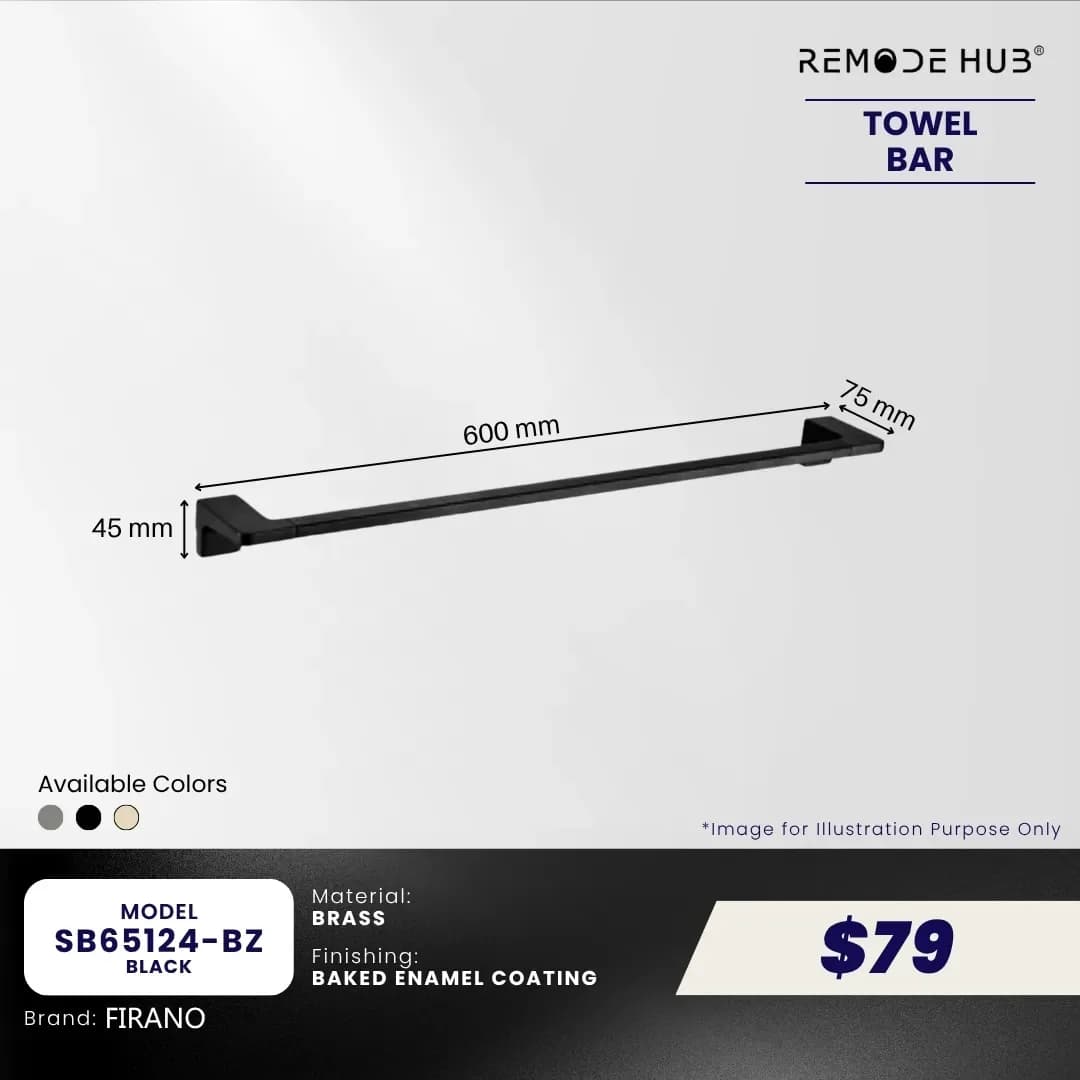 Remode Hub Towel Rack SB65124-BZ