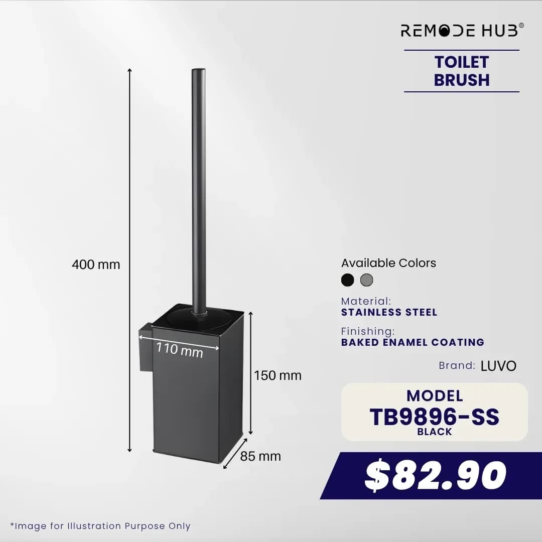 Remode Hub Toilet Brush Set TB9896-SS