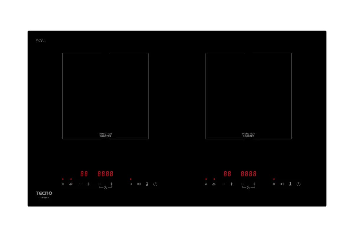 Tecno 73cm 2-Burner Built-in Induction Hob TIH2882