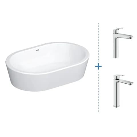 GROHE Eurocosmo Vessel 600 & Basin Mixer Bundle